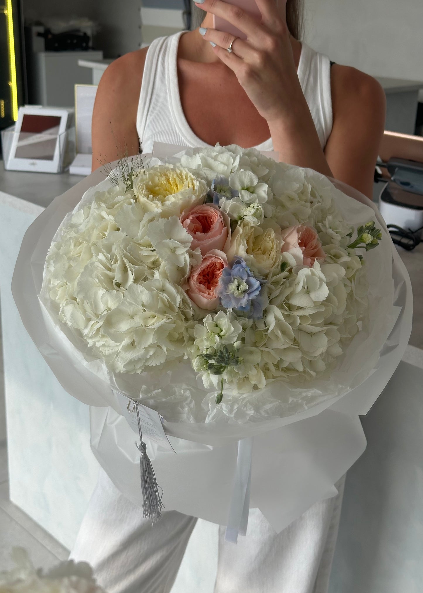 Mixed Arrangement “Blush and Breeze”