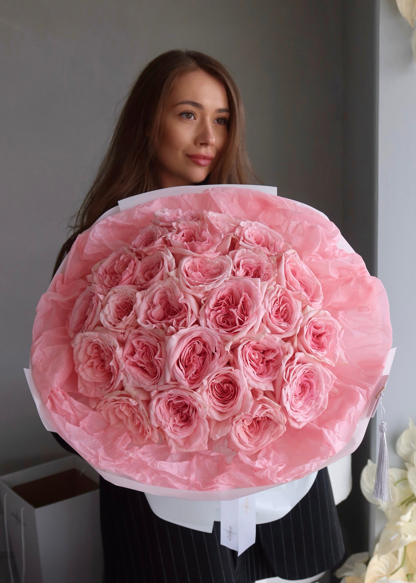Mono-Bouquet of Perfumed Roses “Sweet O’Hara”