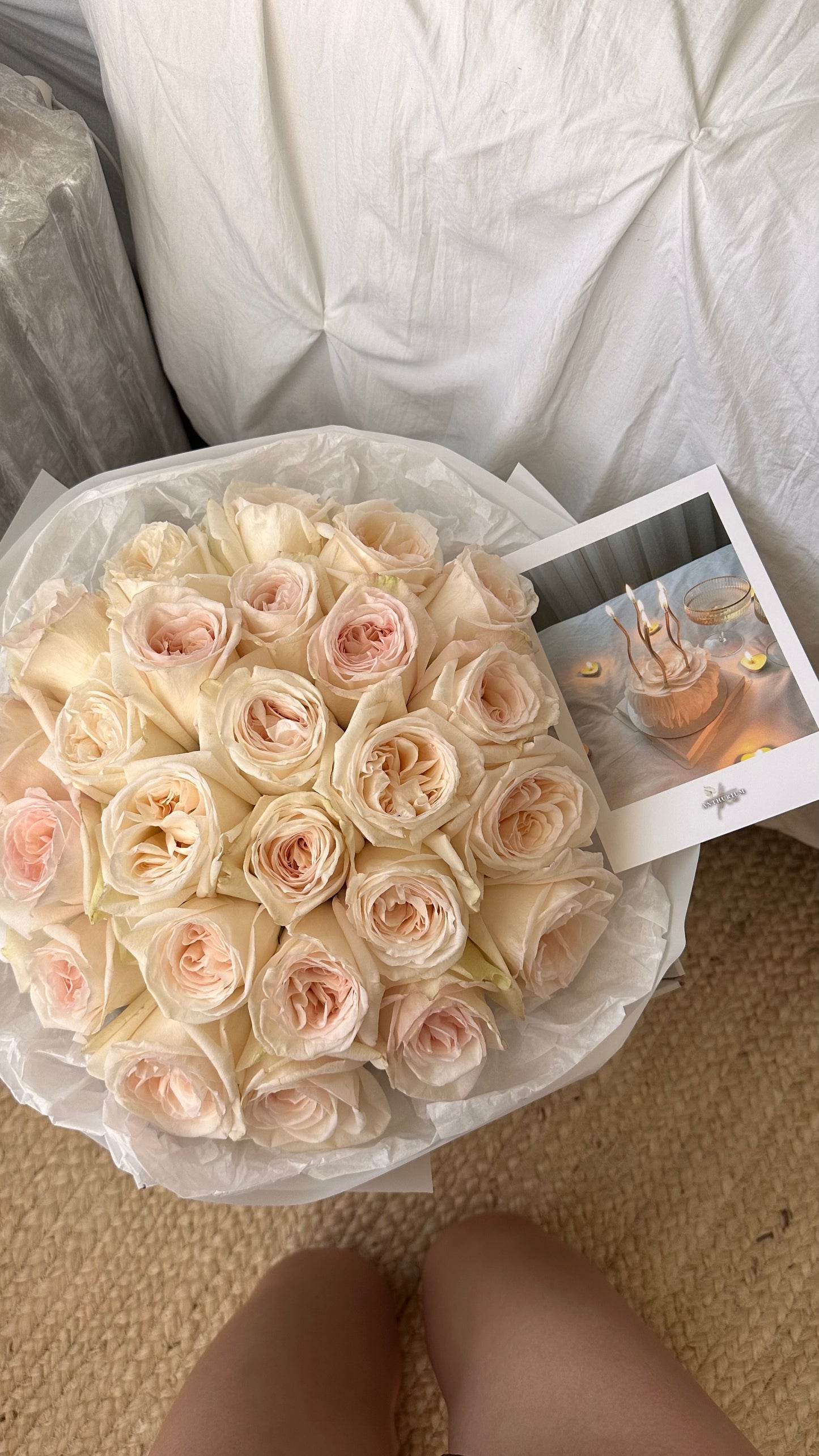 Mono-Bouquet of Perfumed Roses “Soft O’Hara”