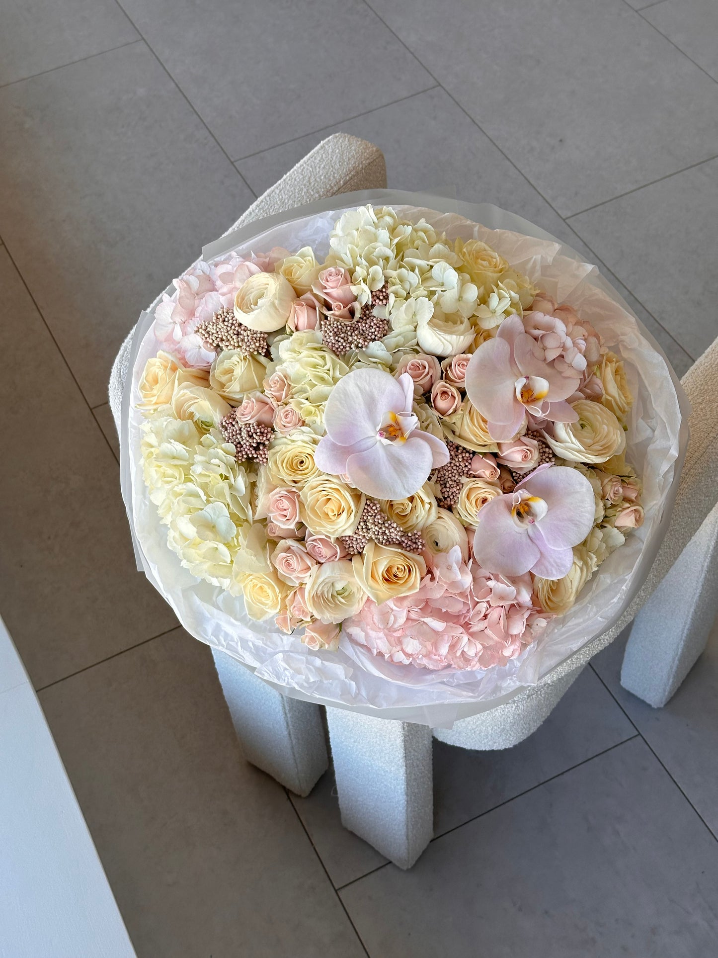 Mixed Bouquet “Creamy Pink”