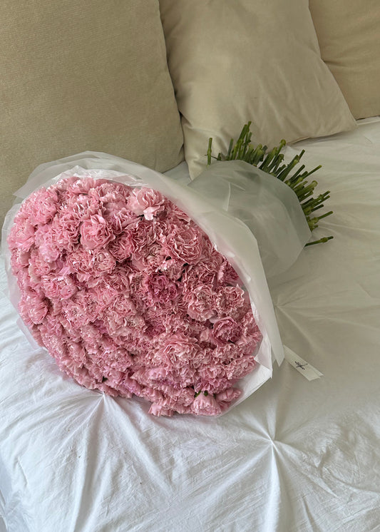 Mono-bouquet of Carnations