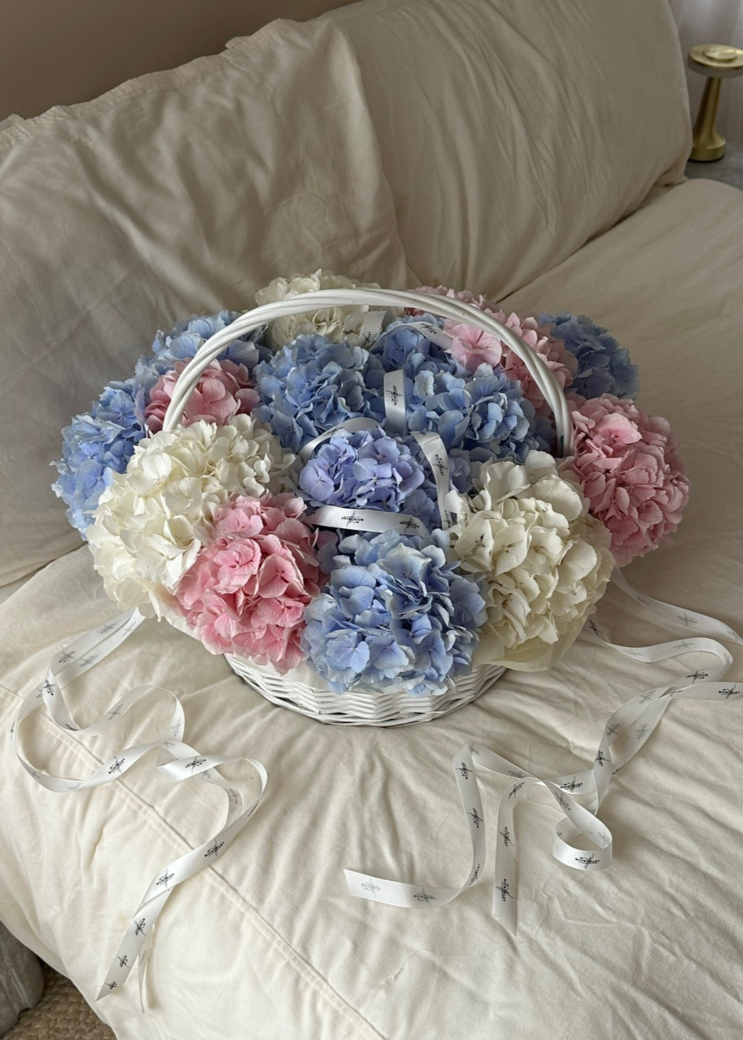 Hydrangea Basket “Forever in My Heart”