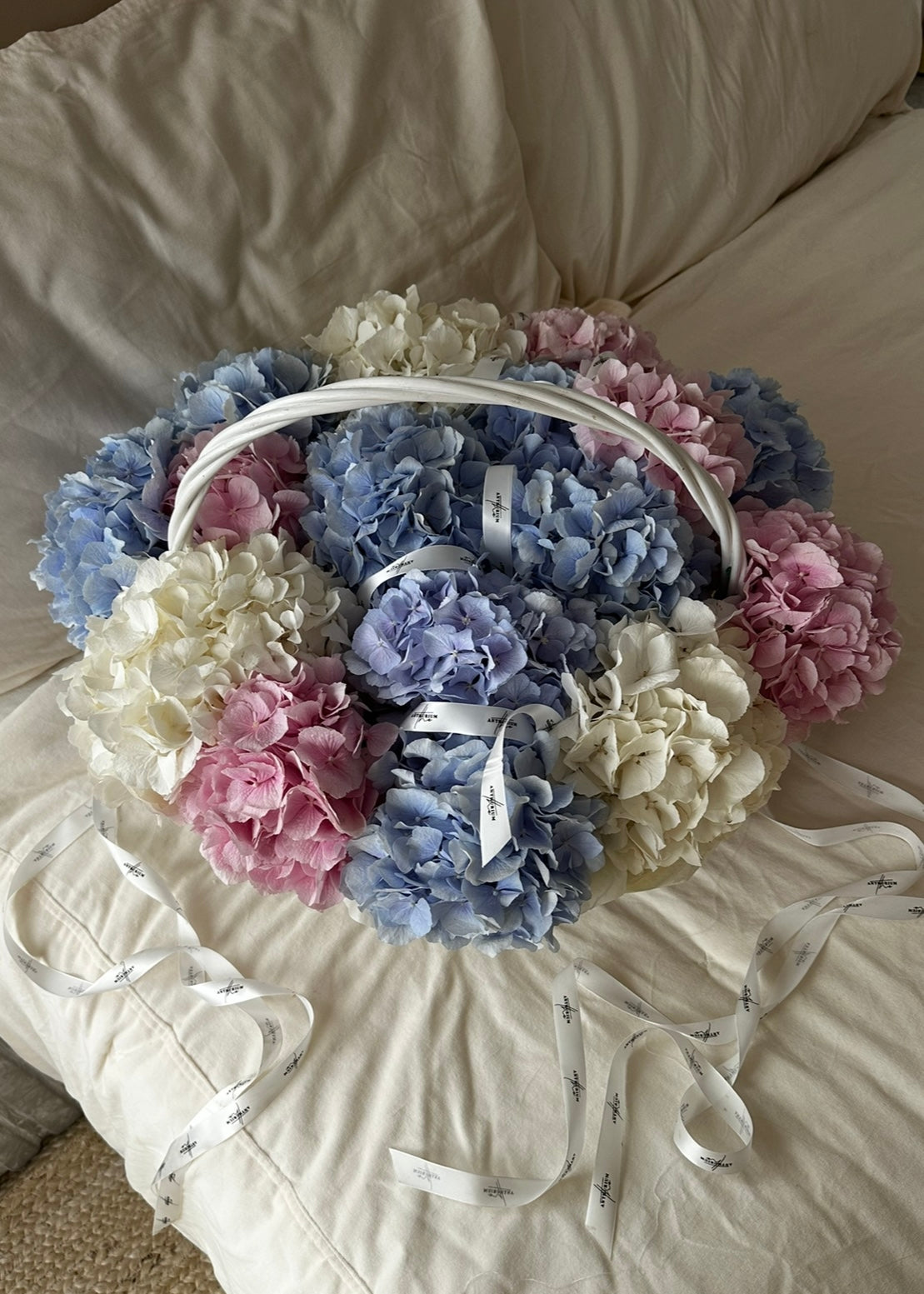 Hydrangea Basket “Forever in My Heart”